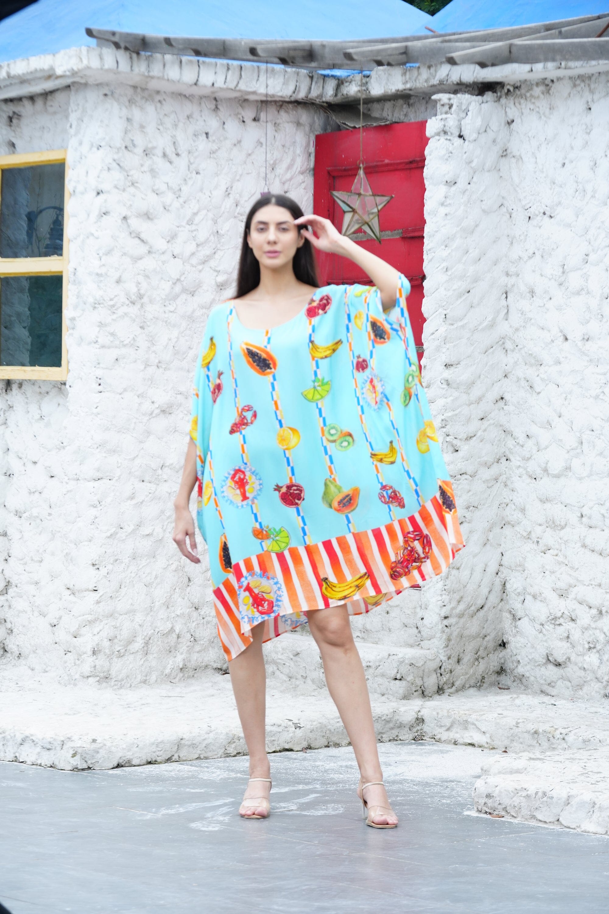 LUCCIANO - SHORT BOX KAFTAN - TheSwankStore