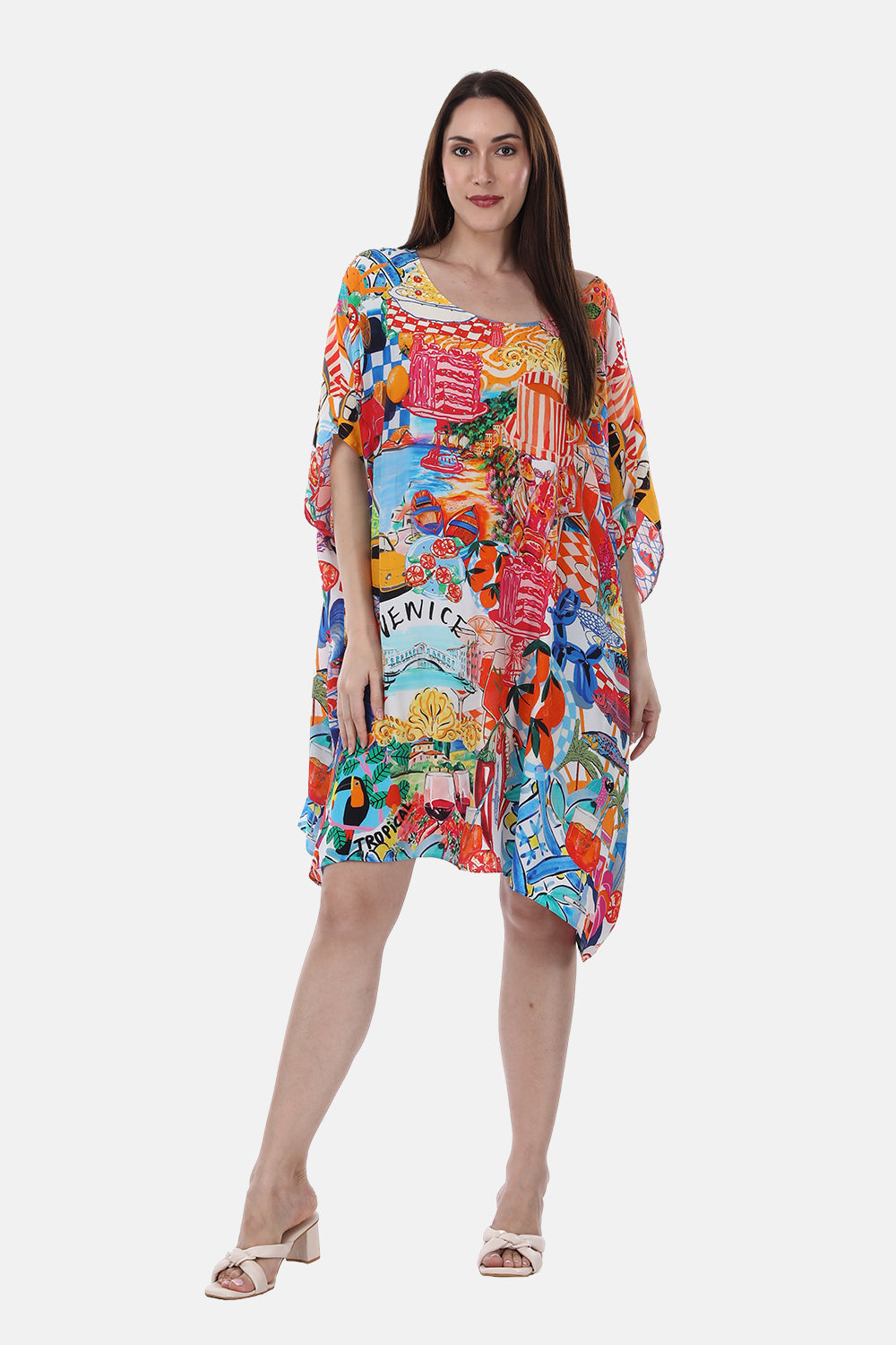 ITALY COTTAGE-SHORT BOX KAFTAN - TheSwankStore