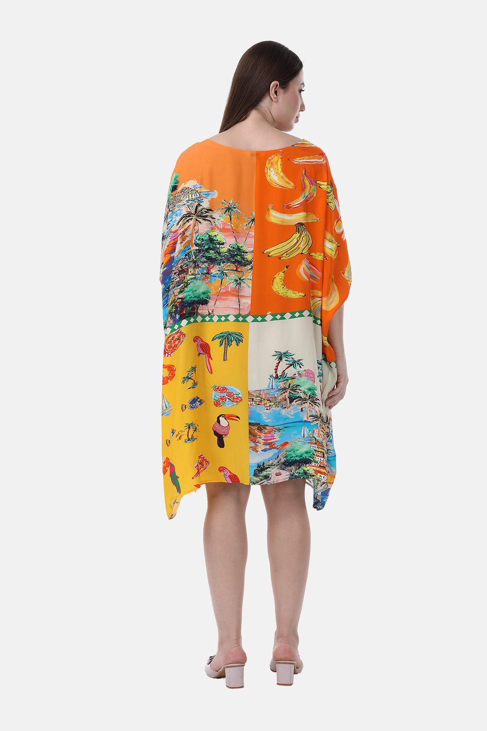 TROPICANA - SHORT BOX KAFTAN - TheSwankStore