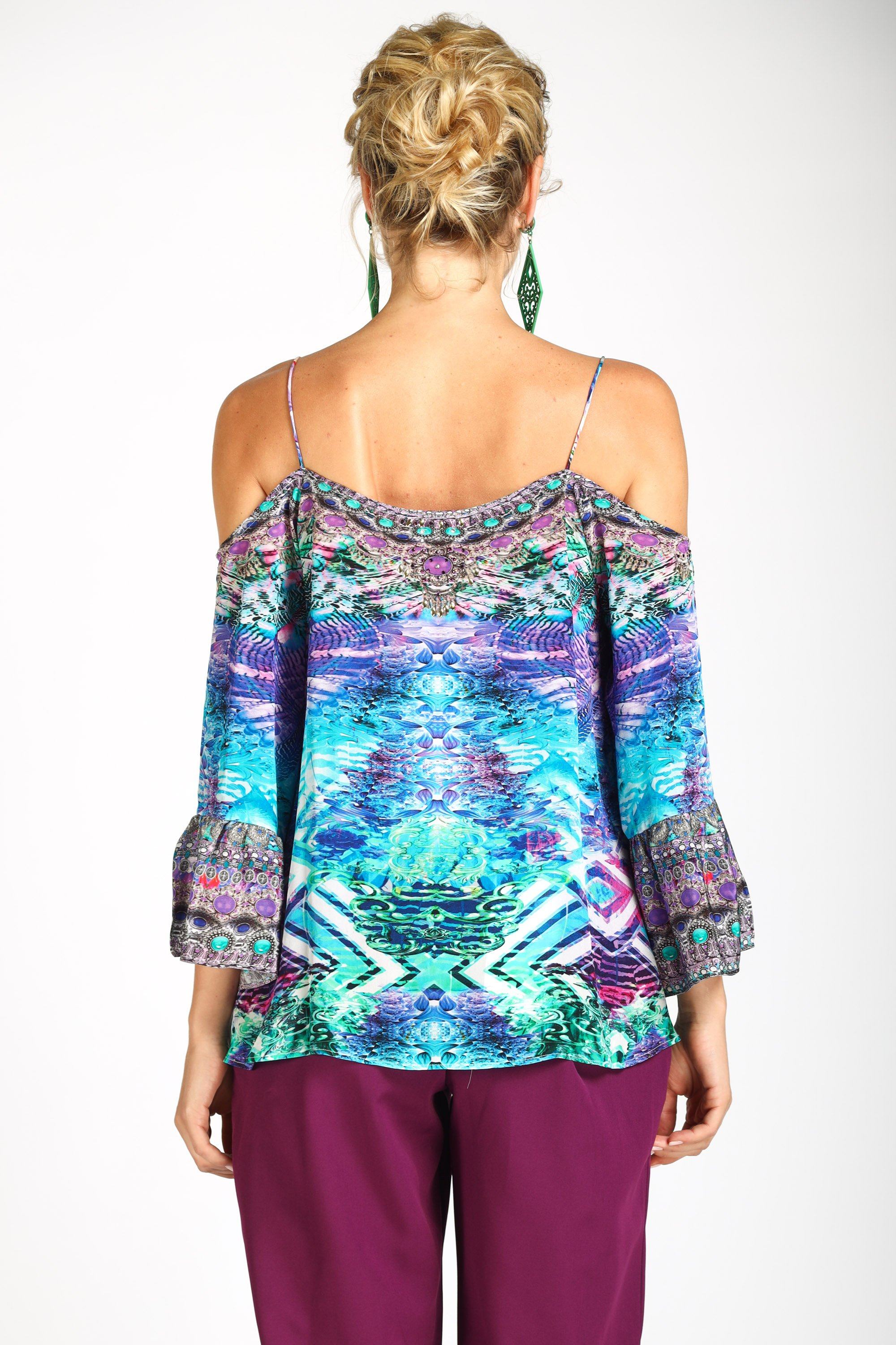 INDIGO SUMMER - GYPSY TOP - TheSwankStore